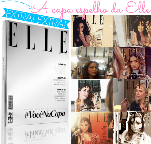 a capa espelho da Elle