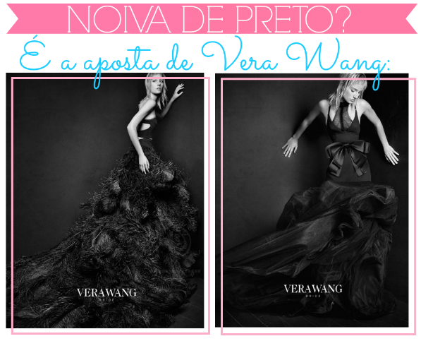 Vera Wang noiva de preto