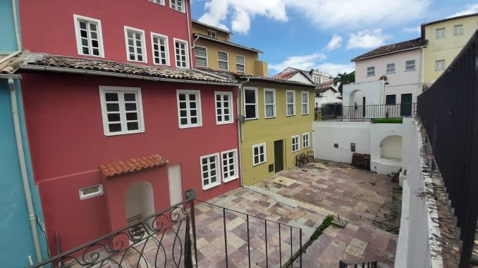 Areas externa varanda cultural da Casa
