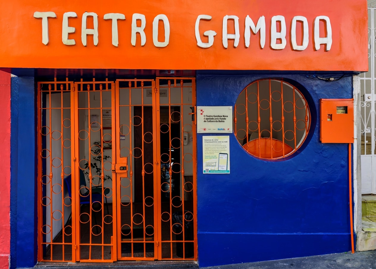 Fachada Teatro Gamboa, foto por Fábio Bouzas