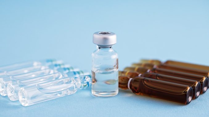 Medicine and vaccine bottles